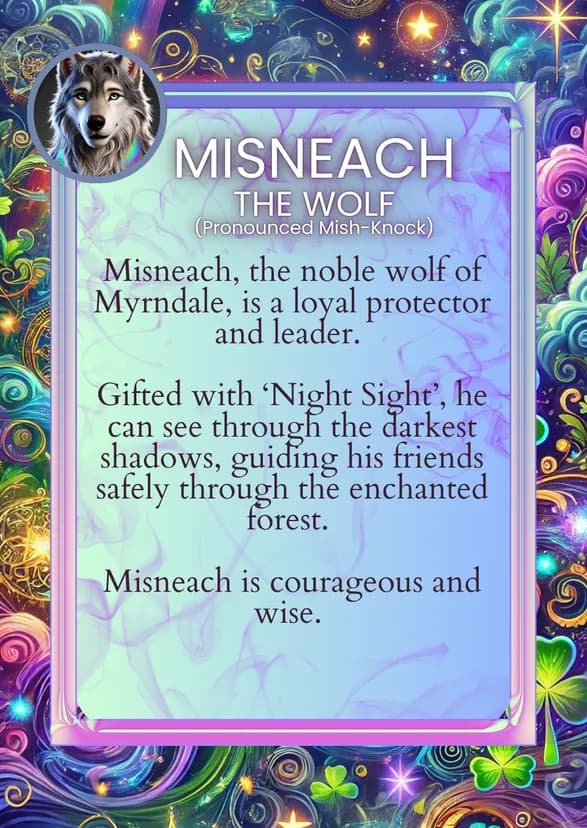 Misneach the Wolf back