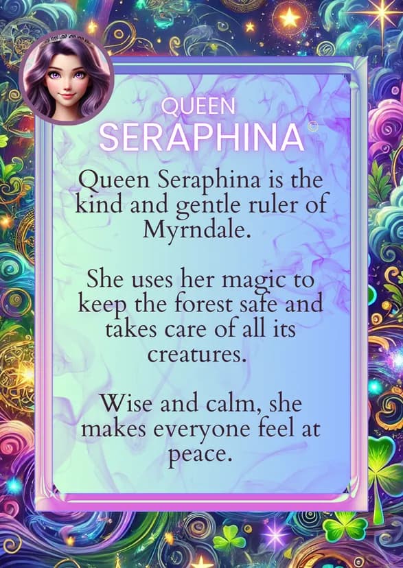 Queen Seraphina back