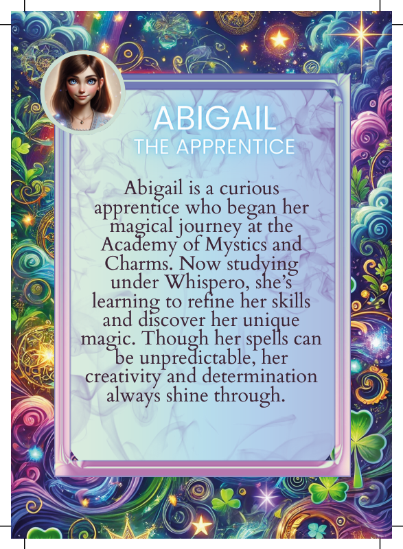 Abigail the Apprentice back
