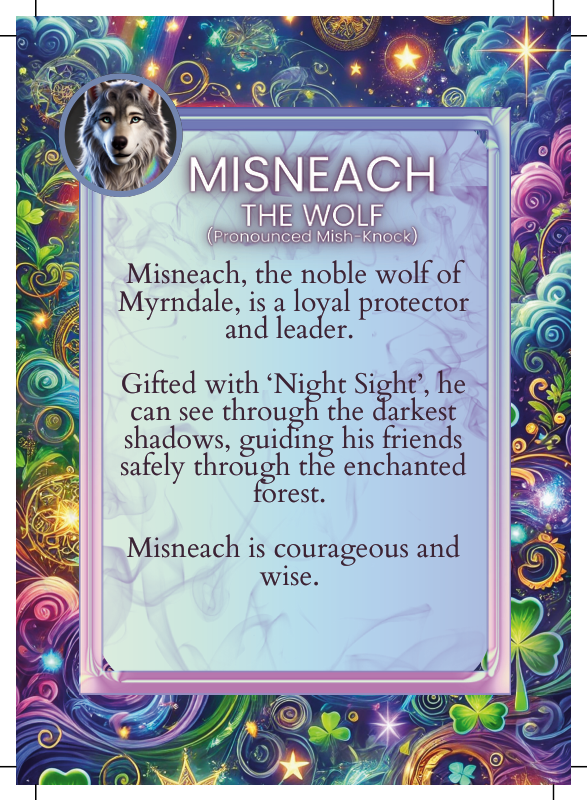 Misneach the Wolf back