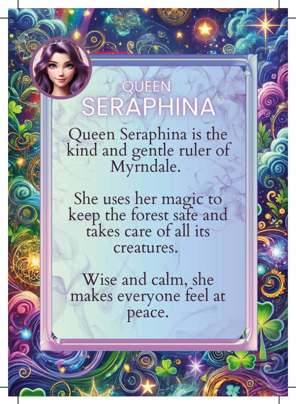 Queen Seraphina back