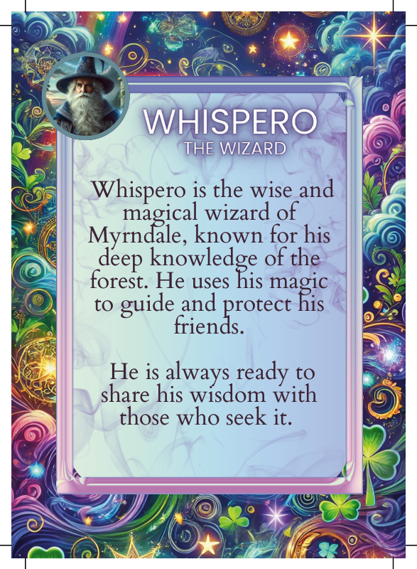 Whispero the Wizard back
